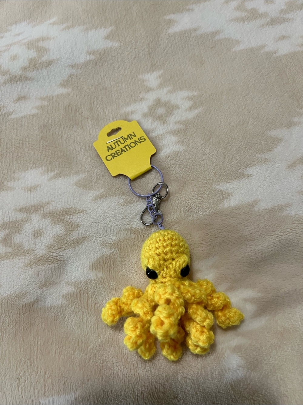 Crocheted Octopus Keychain/Bag Charm 🐙